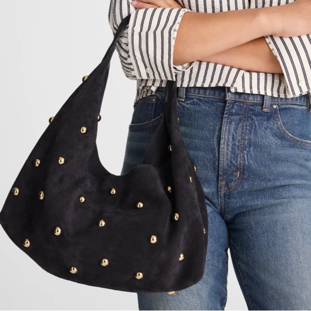 Madewell suede purse Mylie Juniper Berry